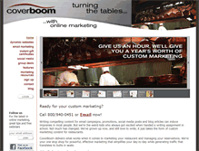 Tablet Screenshot of coverboom.com